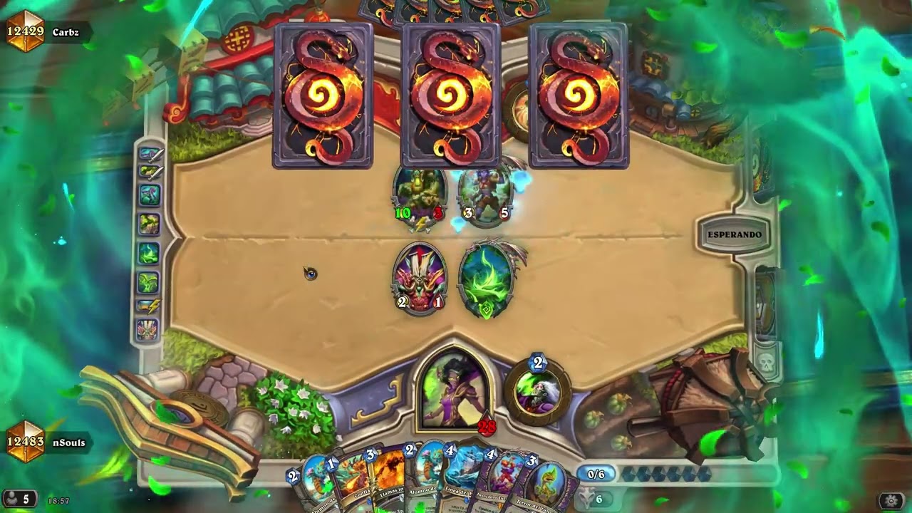 Brujo misión Hearthstone estandar Los portales del tiempo