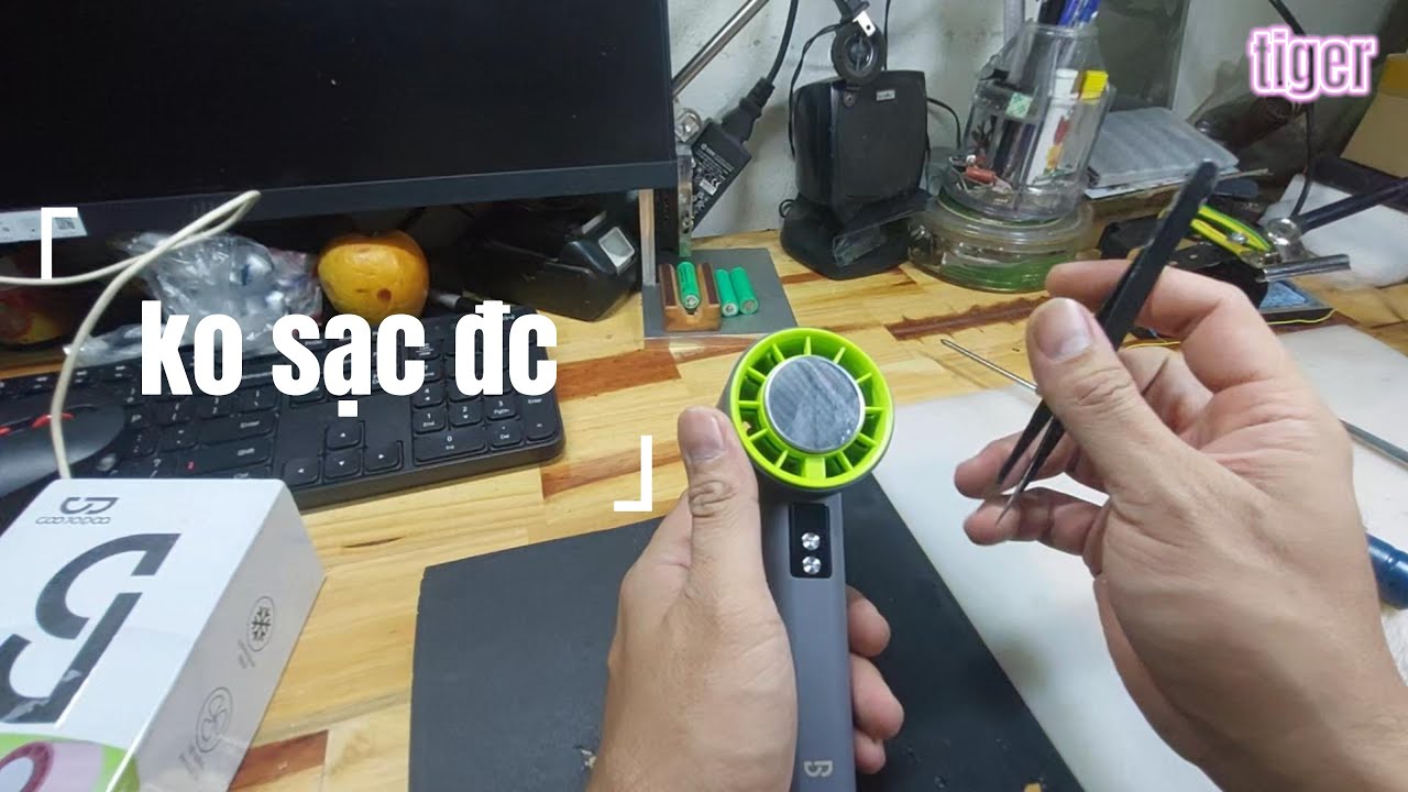 CÁCH SỮA VÀ ĐỘ LẠI SẠC CHO QUẠT GOOJODOQ. CẦM TAY.