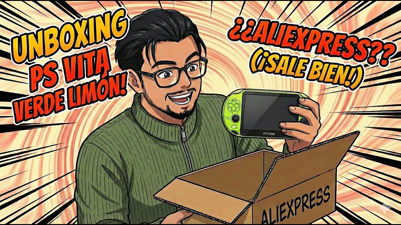 PSVITA DE ALIEXPRESS UNBOXING EN 2026 ¡SIGUE VALIENDO LA PENA!