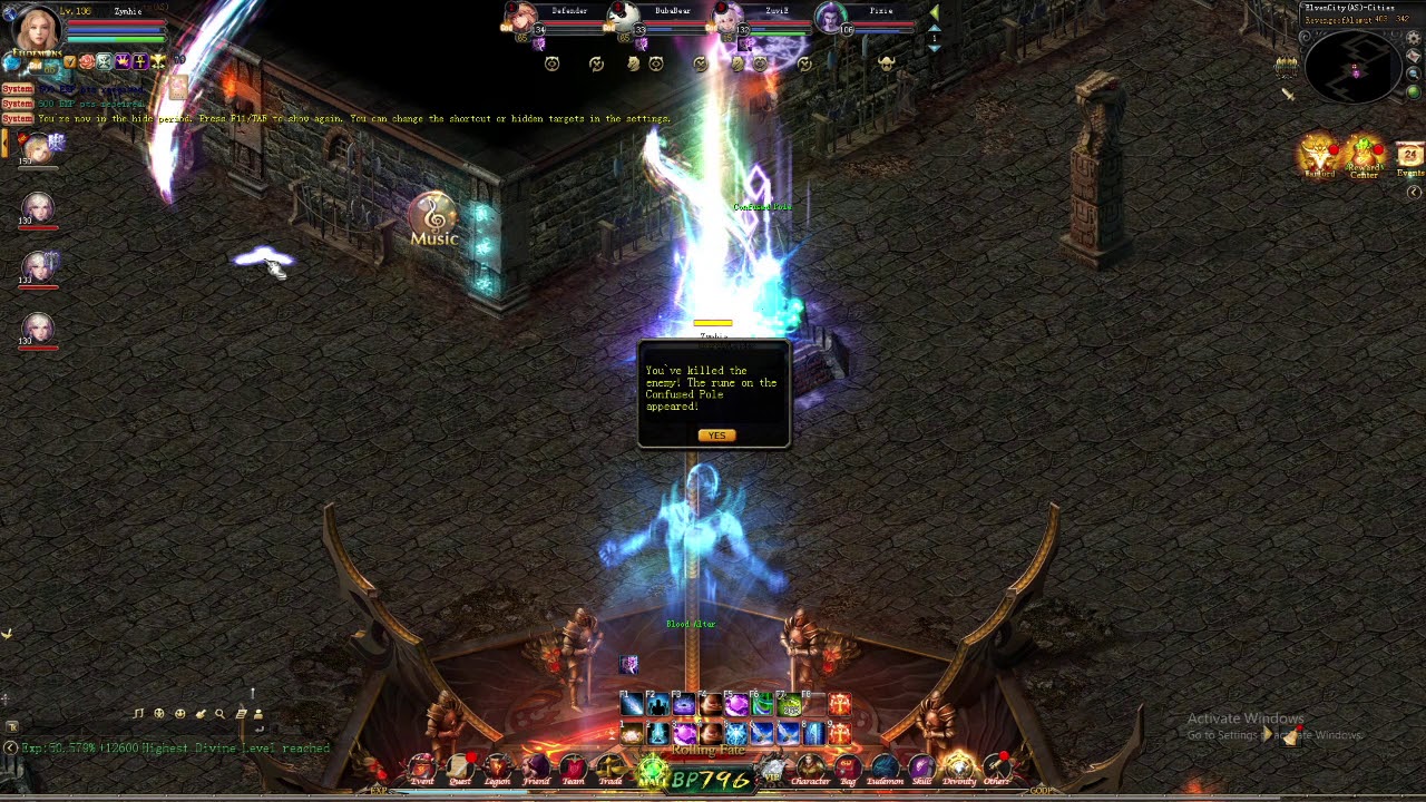 12 run in caria for Necromancer (Eudemons Online)