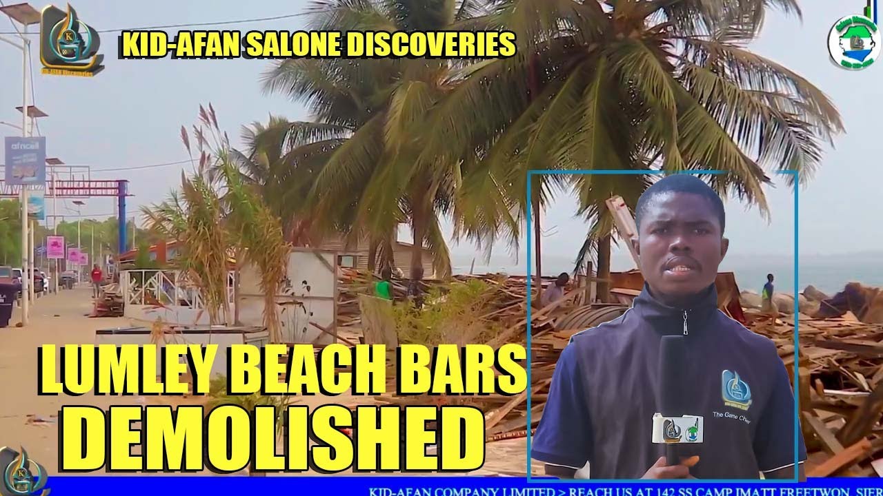 Lumley Beach Bars And Business Areas Demolished By Authorities Without Informing The Owners|KID-AFAN