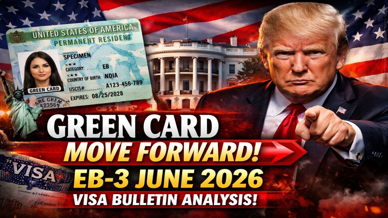 Green Card Move Forward! EB 3 June 2026 Visa Bulletin Analysis