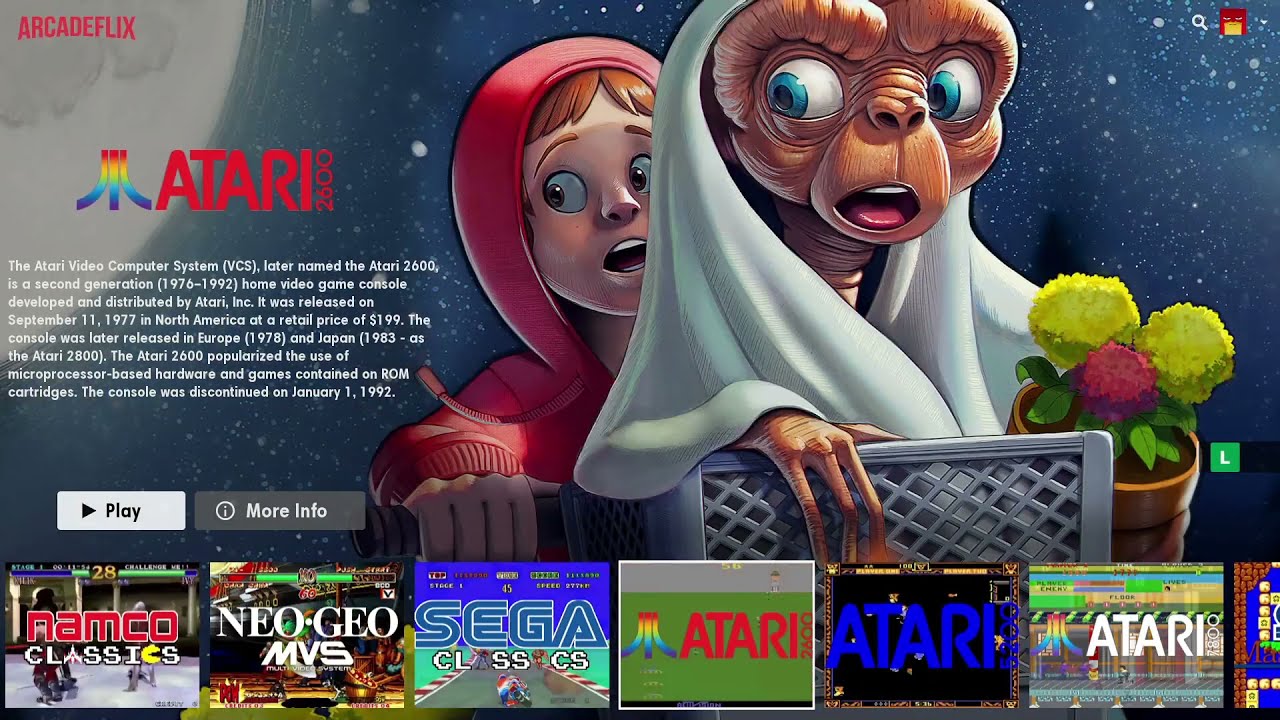 Attract-Mode Theme - Arcadeflix (for Menus)