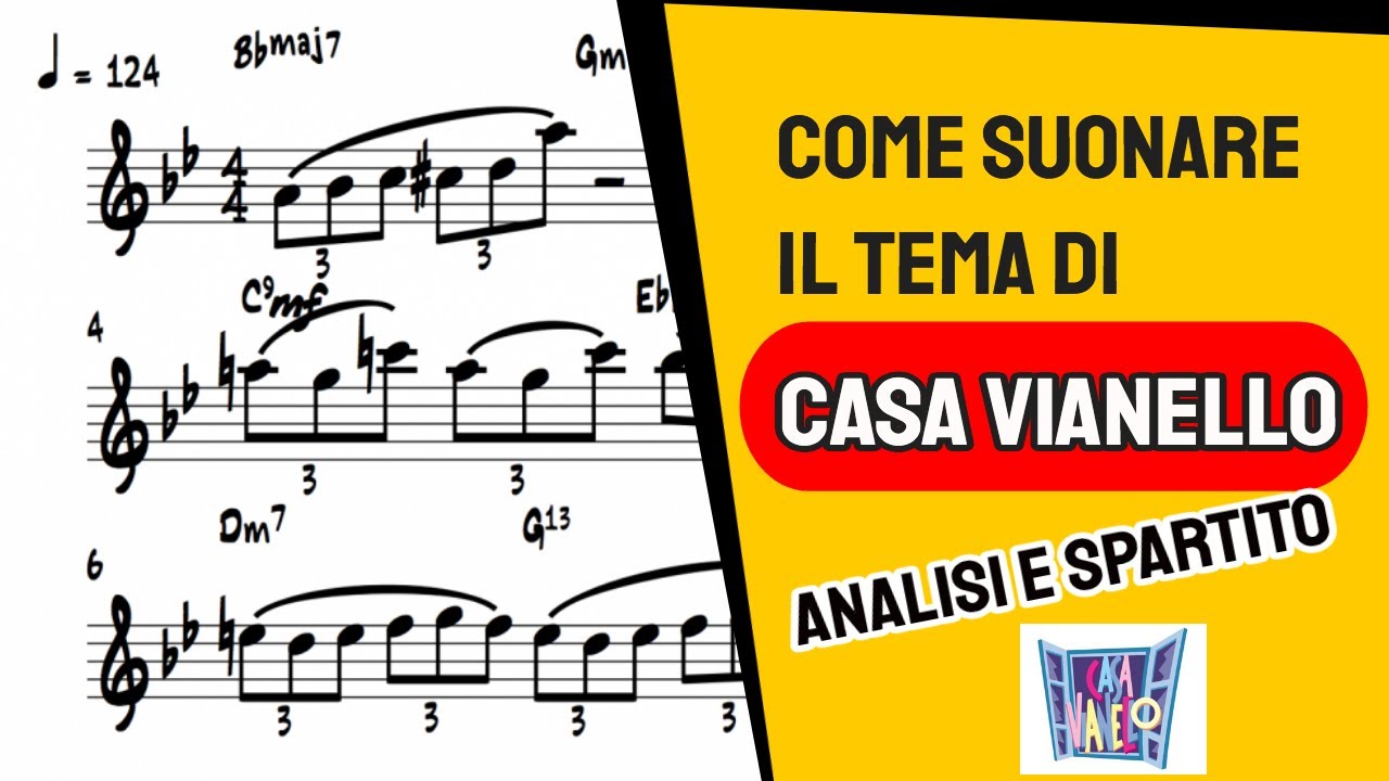 COME suonare la SIGLA di Casa Vianello (ANALISI e SPARTITO)