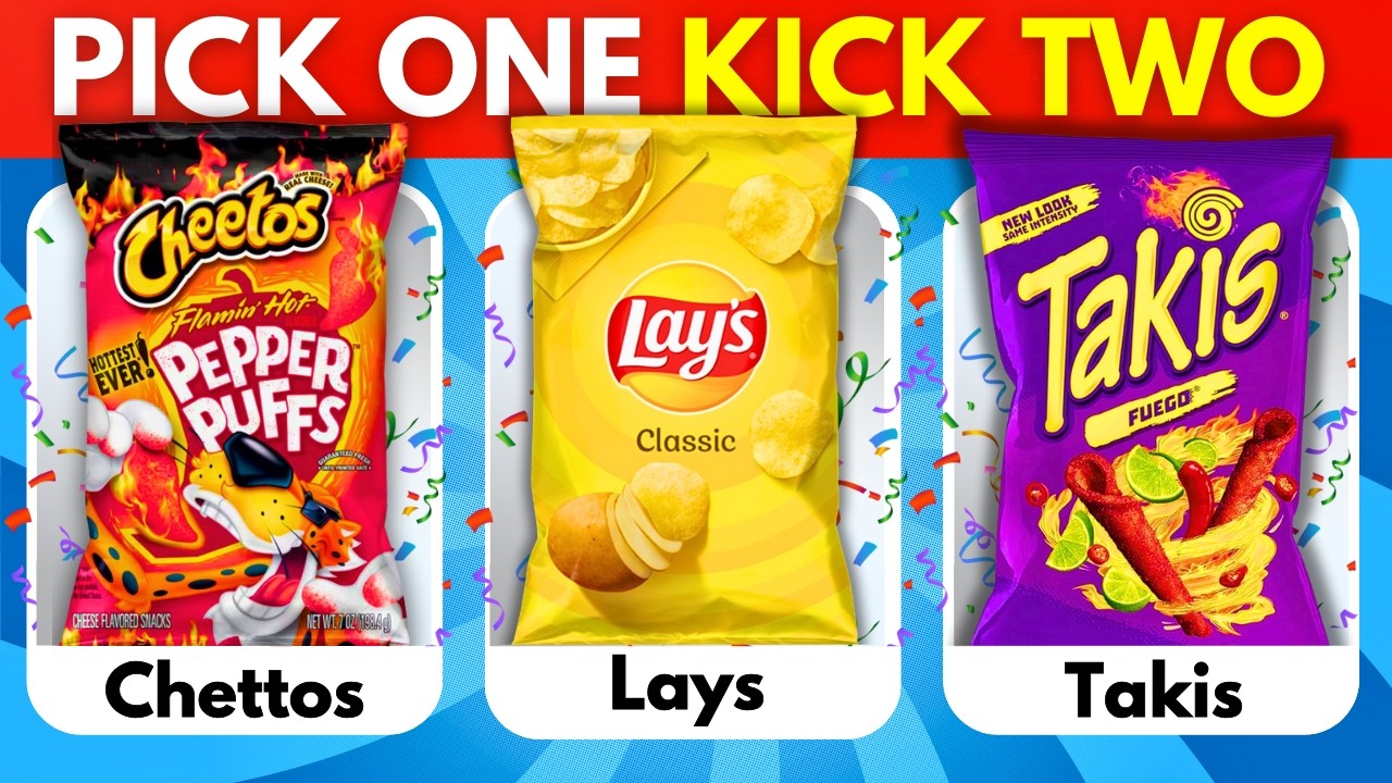 Pick One Kick One - Food Edition 🍔🍟🍧