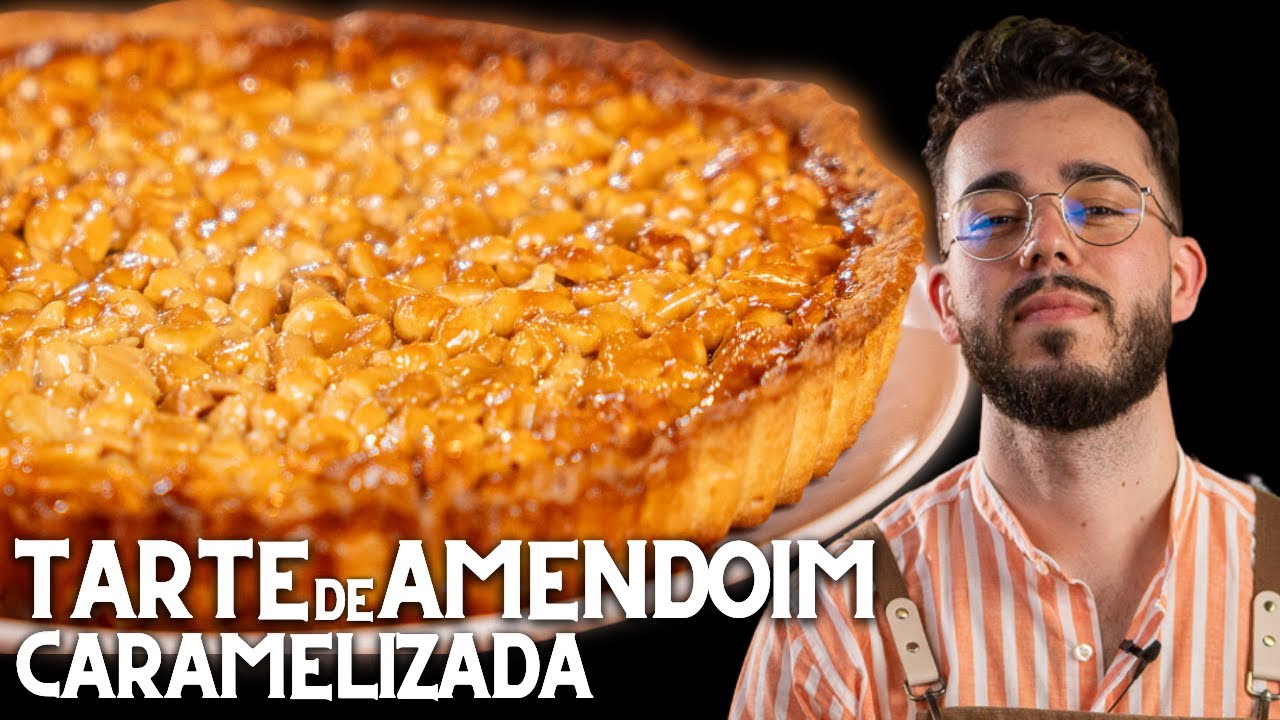 Tarte de Amendoim Caramelizada