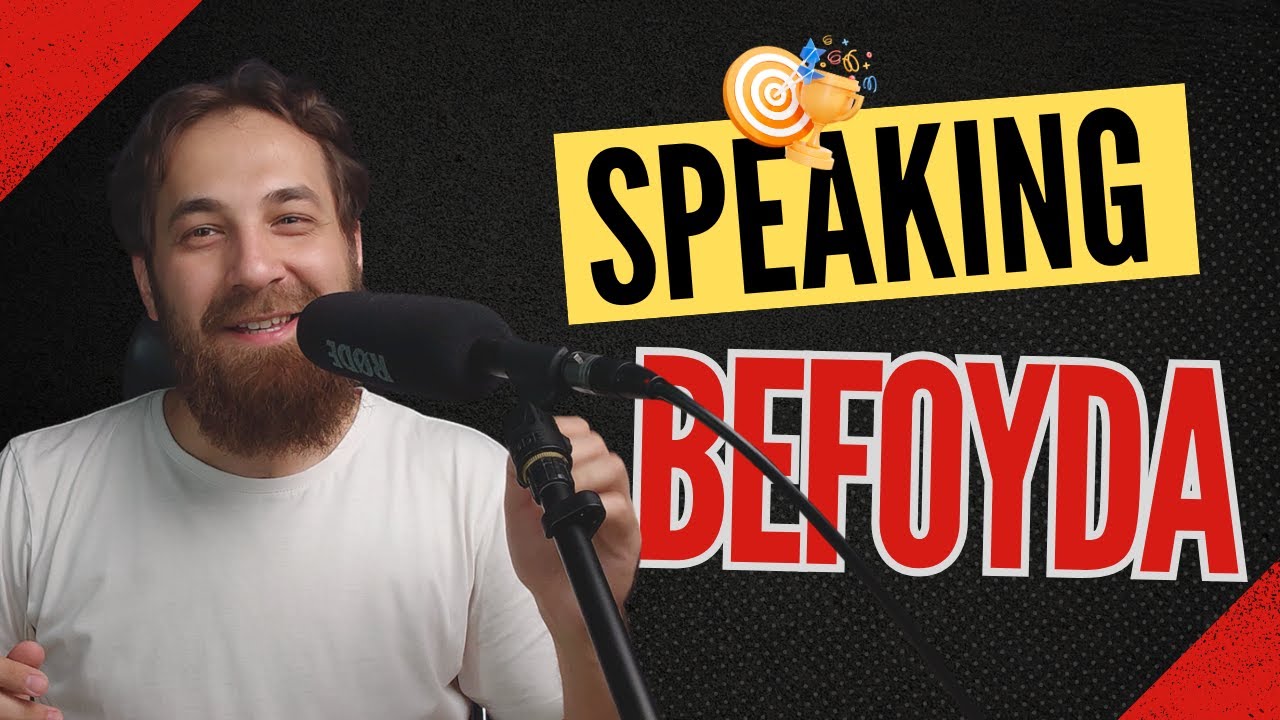 Speaking'ni RIVOJLANTIRISH (oshirish)
