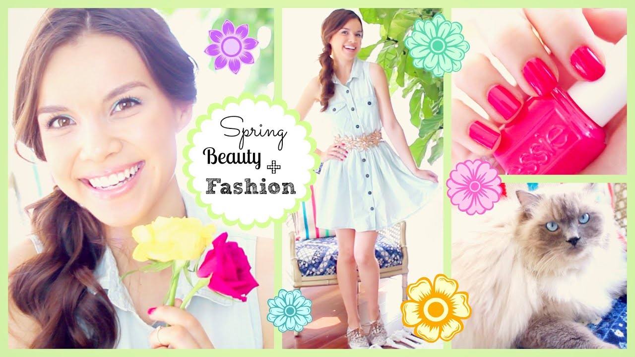 Spring Makeup, Hair + Outfit Inspiration!
