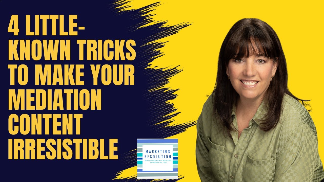 4 Little-Known Tricks to Make Your Mediation Content Irresistible