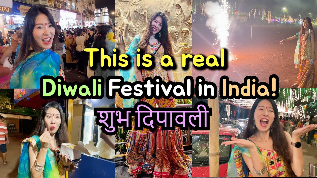 🇮🇳My First Diwali Celebration in India 😱| Crazy Festival | Happy Diwali 🤗 | 인도 최고의 디왈리 축제를 경험하다