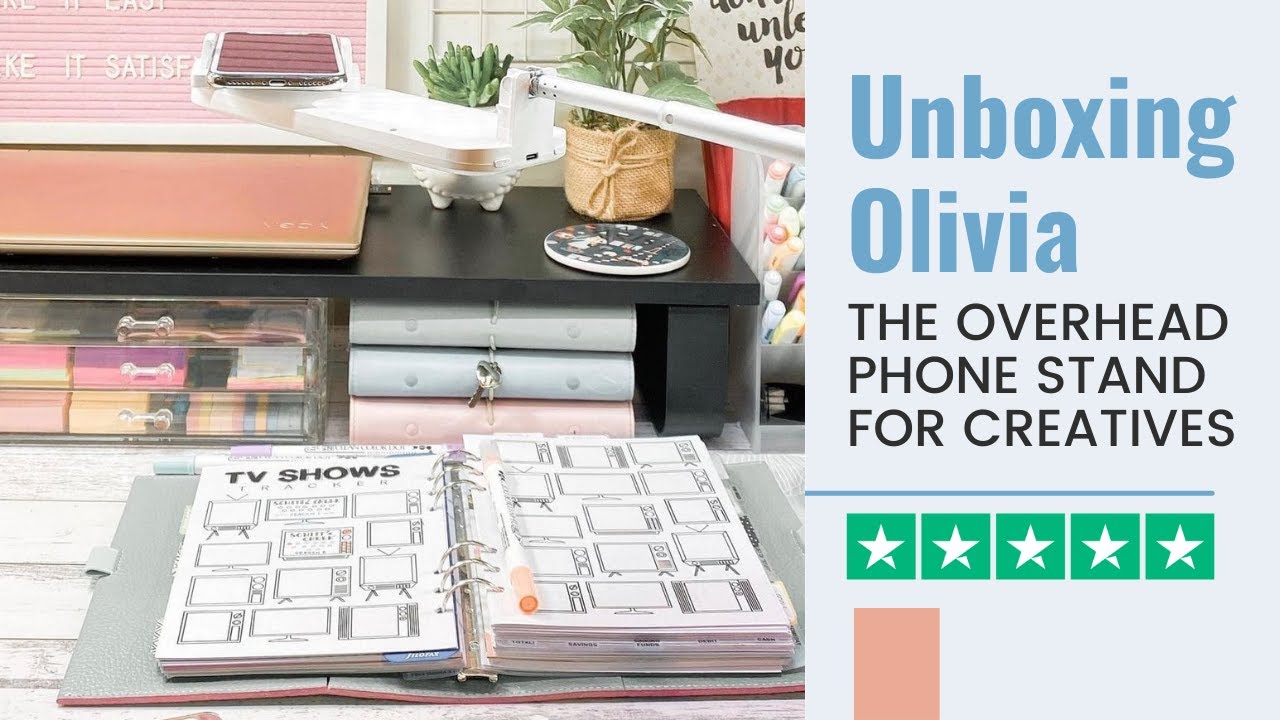 Unboxing Olivia - The overhead phone stand for independant creators and content creators POV videos