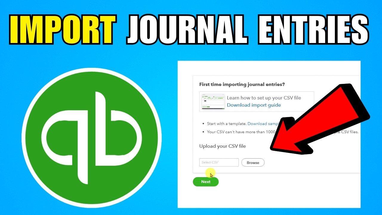 How To Import Journal Entries In QuickBooks Online (2026) (Complete Guide)