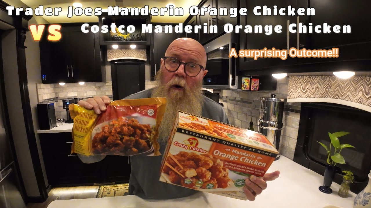 Вкусовой тест курицы с мандаринами Trader Joe's и бренда Costco