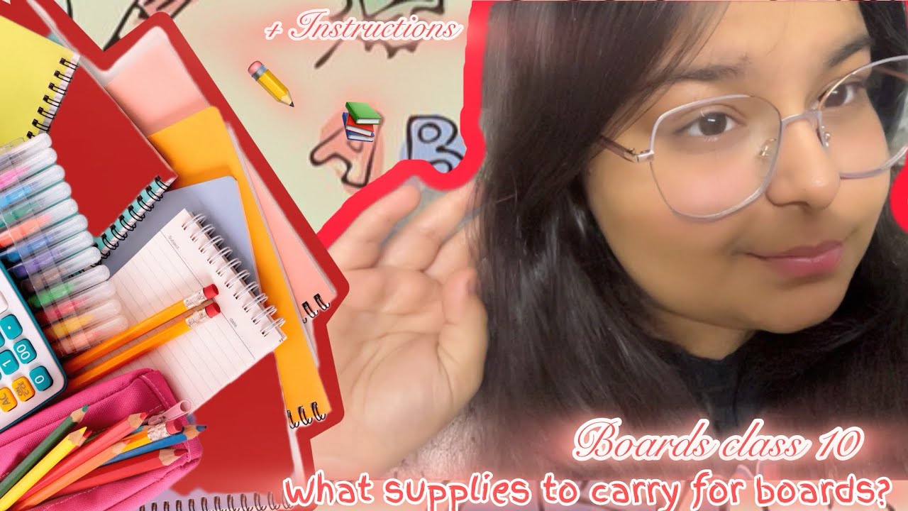 What supplies to carry in BOARDS? + Important instructions💗📚✏️