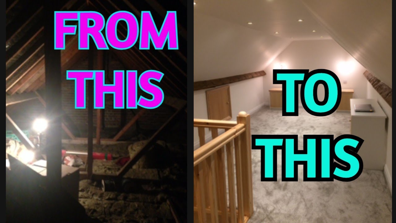 CONVERT AN ATTIC INTO A BEDROOM!! LOFT CONVERSION!!