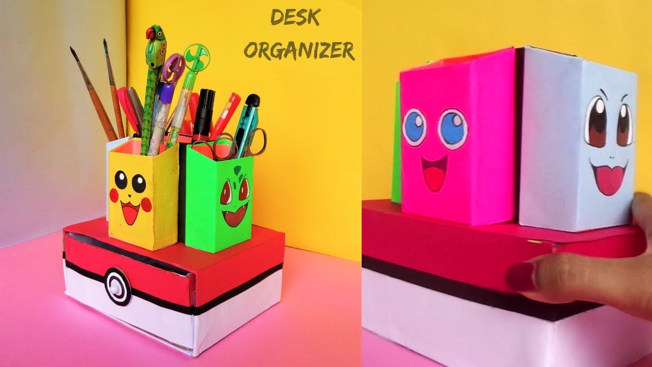 DIY: Desk organizer with Pen stand | Reuse of soap box | Best out of waste craft