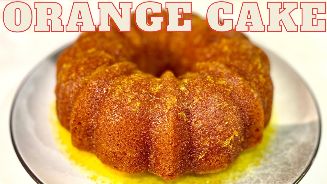 Moist Orange Cake with Citrus Orange Glaze 🍊| SECRET INGREDIENT 🔥