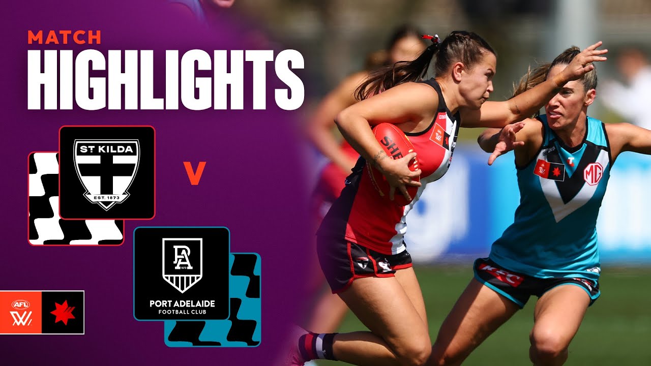 St Kilda v Port Adelaide Highlights | Round 7, 2025 | AFLW