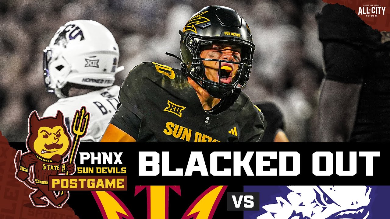 POSTGAME: Sam Leavitt, Jordyn Tyson UNSTOPPABLE In Arizona State&rsquo;s Win Over No. 24 TCU