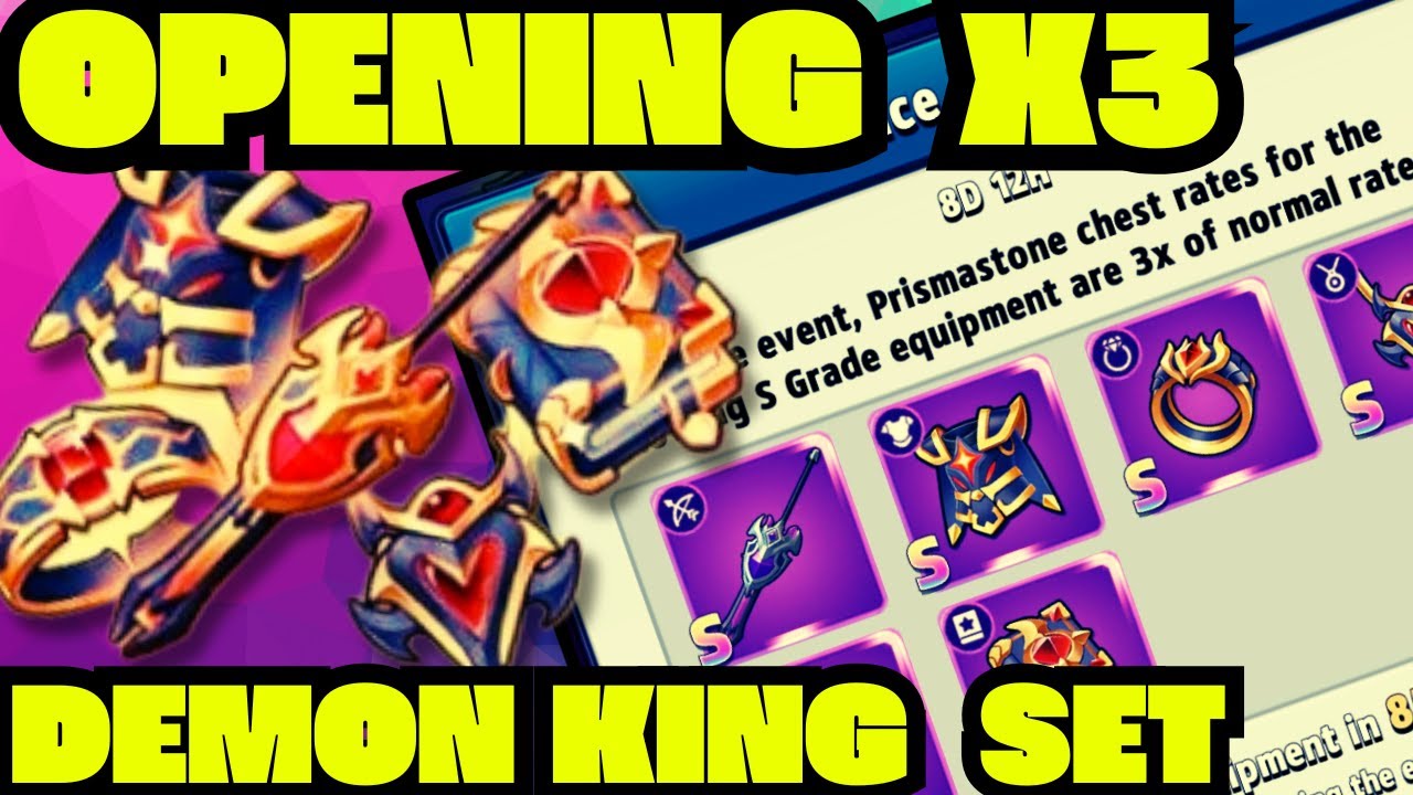 ARCHERO: DEMON KING SET! OPENING CHESTS!