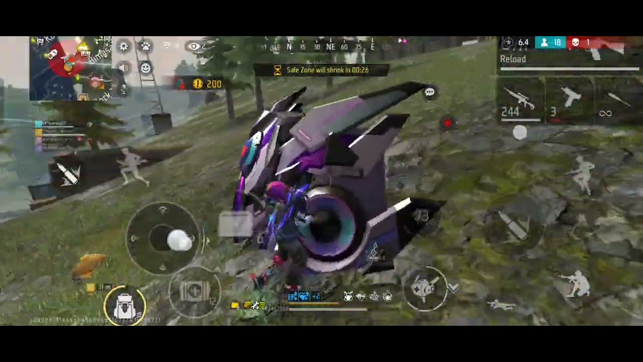 ចុងក្រោយ​ បាញ់​1vs4 លាន​សួត😭🕊️ full​gameplay​ #freefire 