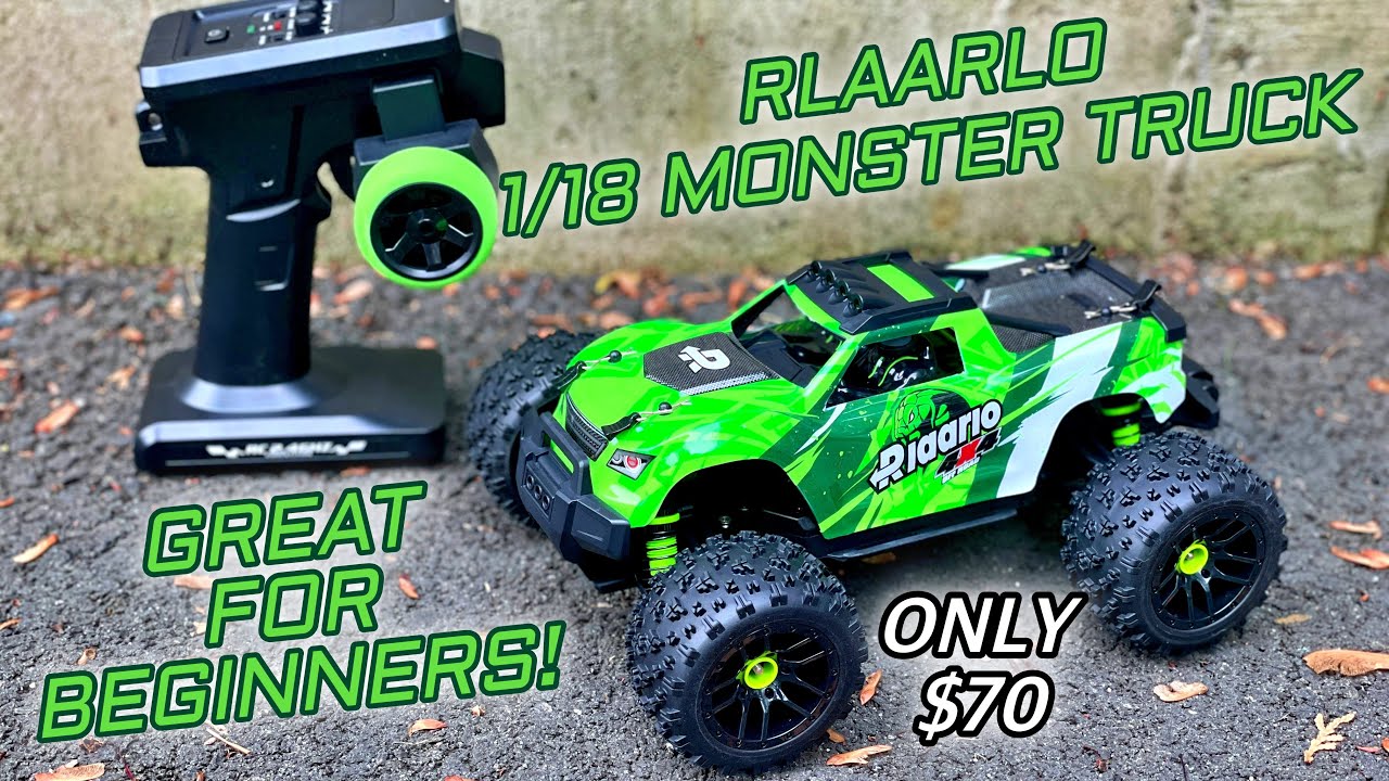 RLAARLO 1/18 Monster Truck - Under $100 RC Car for Beginners