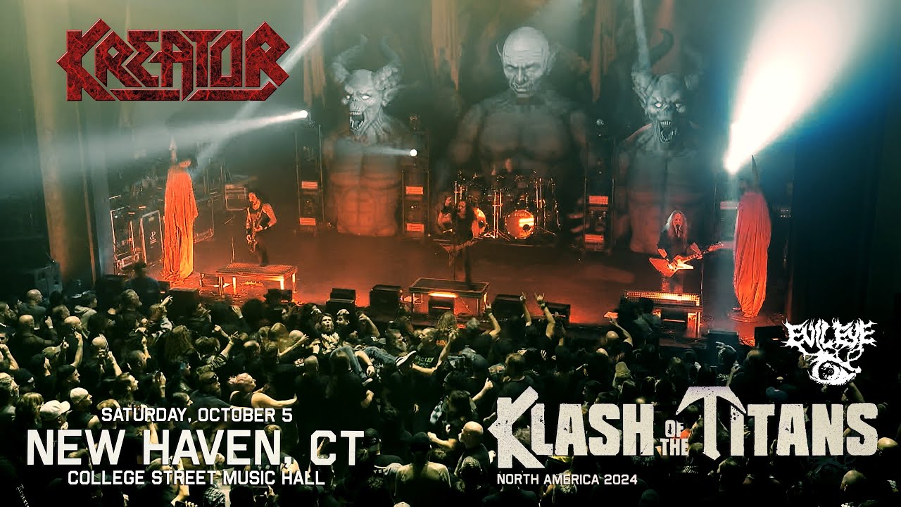 Kreator-FULL SET (LIVE) 10/05/24 Klash of the Titans Tour-College Street Music Hall, New Haven, CT