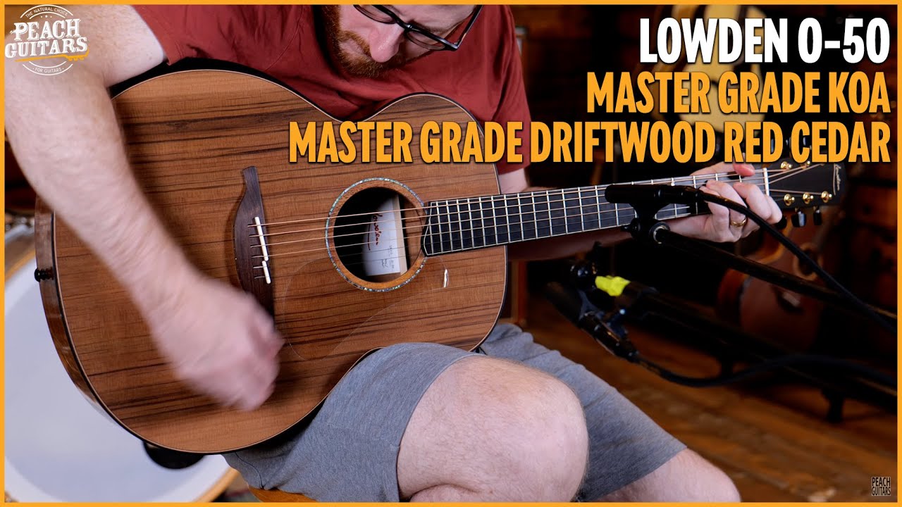 Lowden O-50 | Master Grade Koa - Master Grade Driftwood Red Cedar