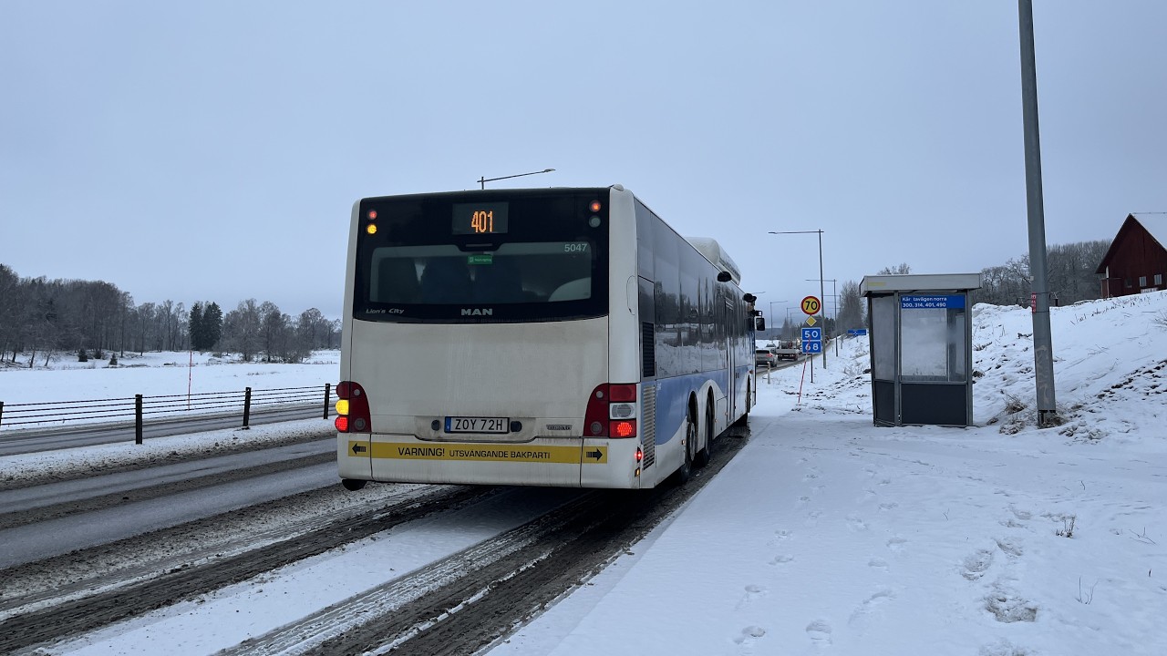 Linje 401 från Örebro Resecentrum till Kårstaängen