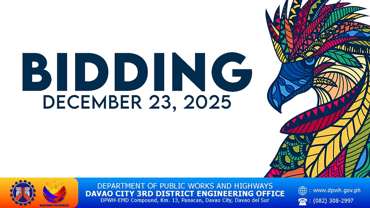 Procurement Livestreaming for DPWH Davao City 3rd DEO Project on December 23, 2025