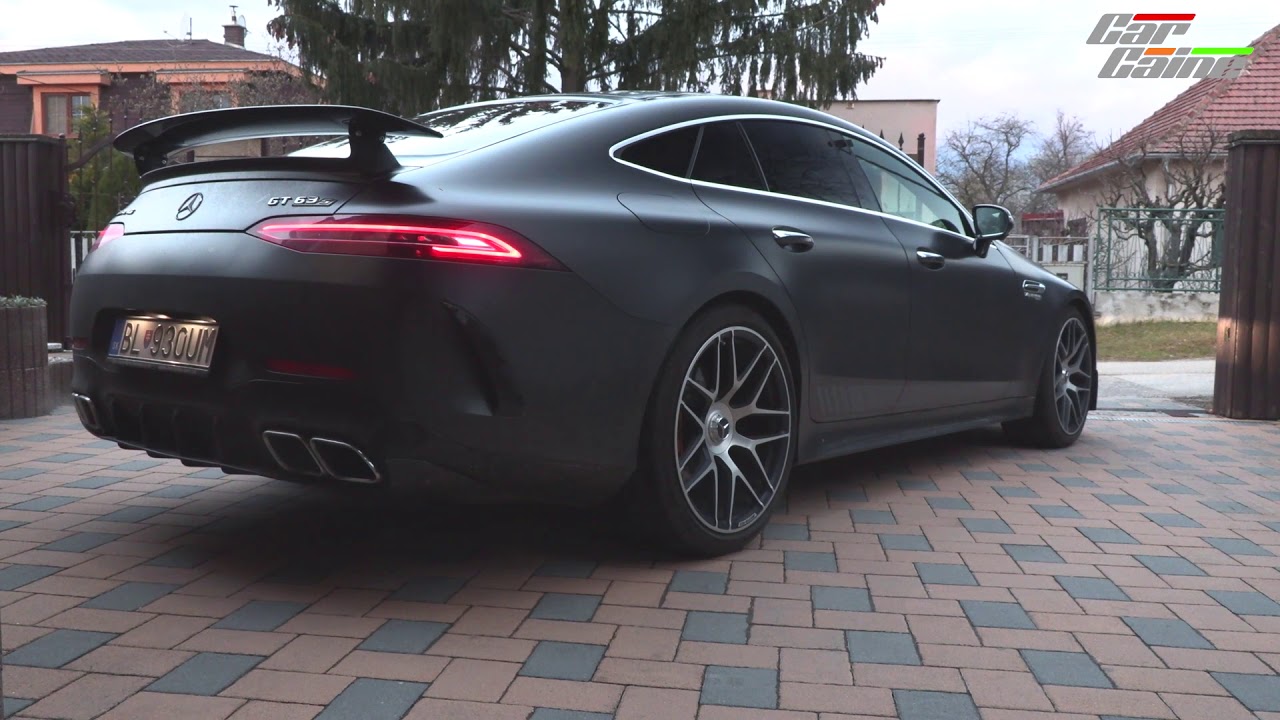 Mercedes AMG GT63s cold start pure sound - CarCaine