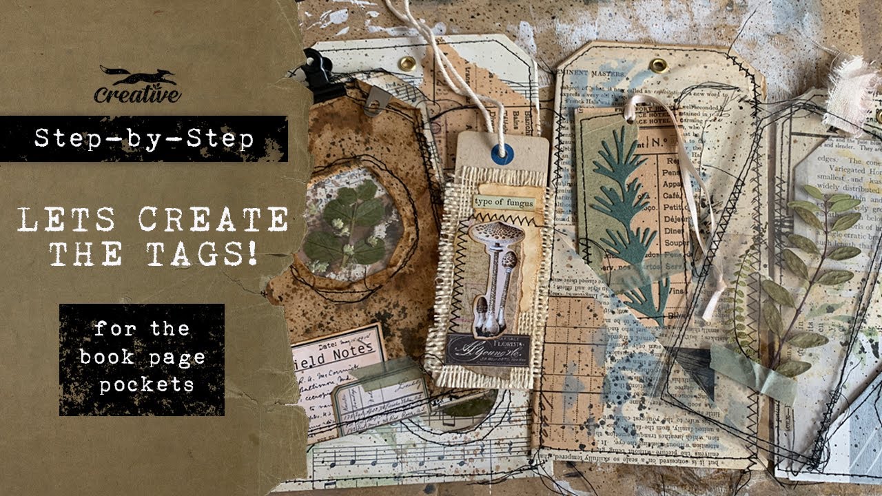 Step by Step - Tags for our Book Page Pockets