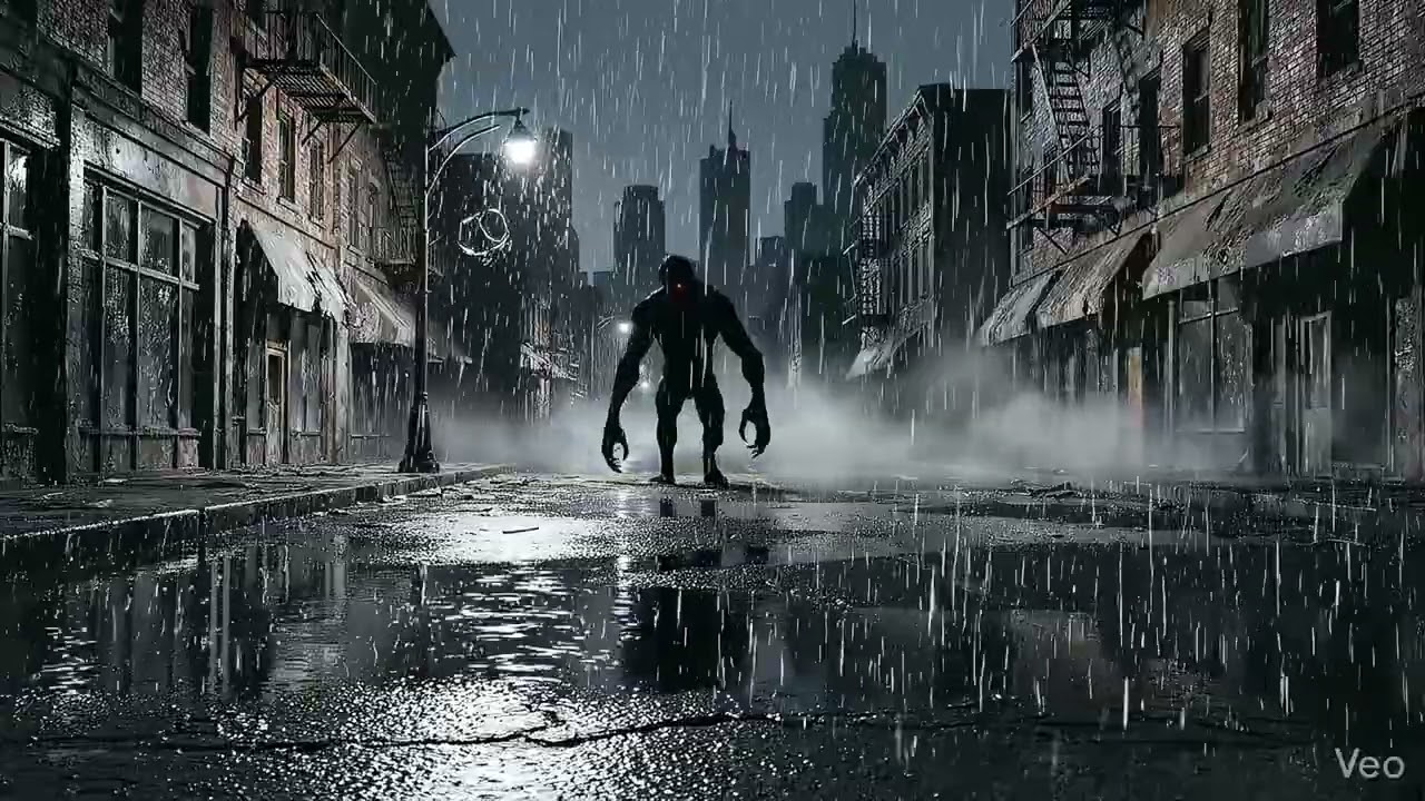 4 Hours of Dark Rain in an Abandoned City