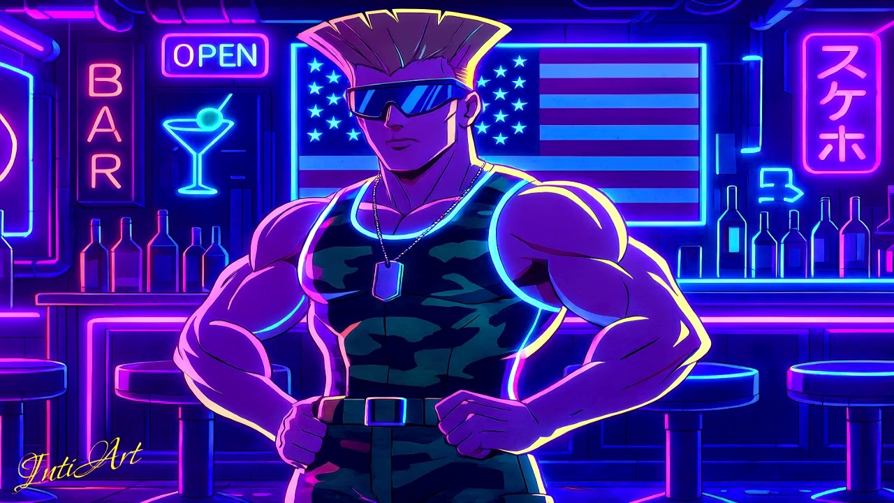 Guile's Theme (But It's Cyberpunk) - Street Fighter Remix