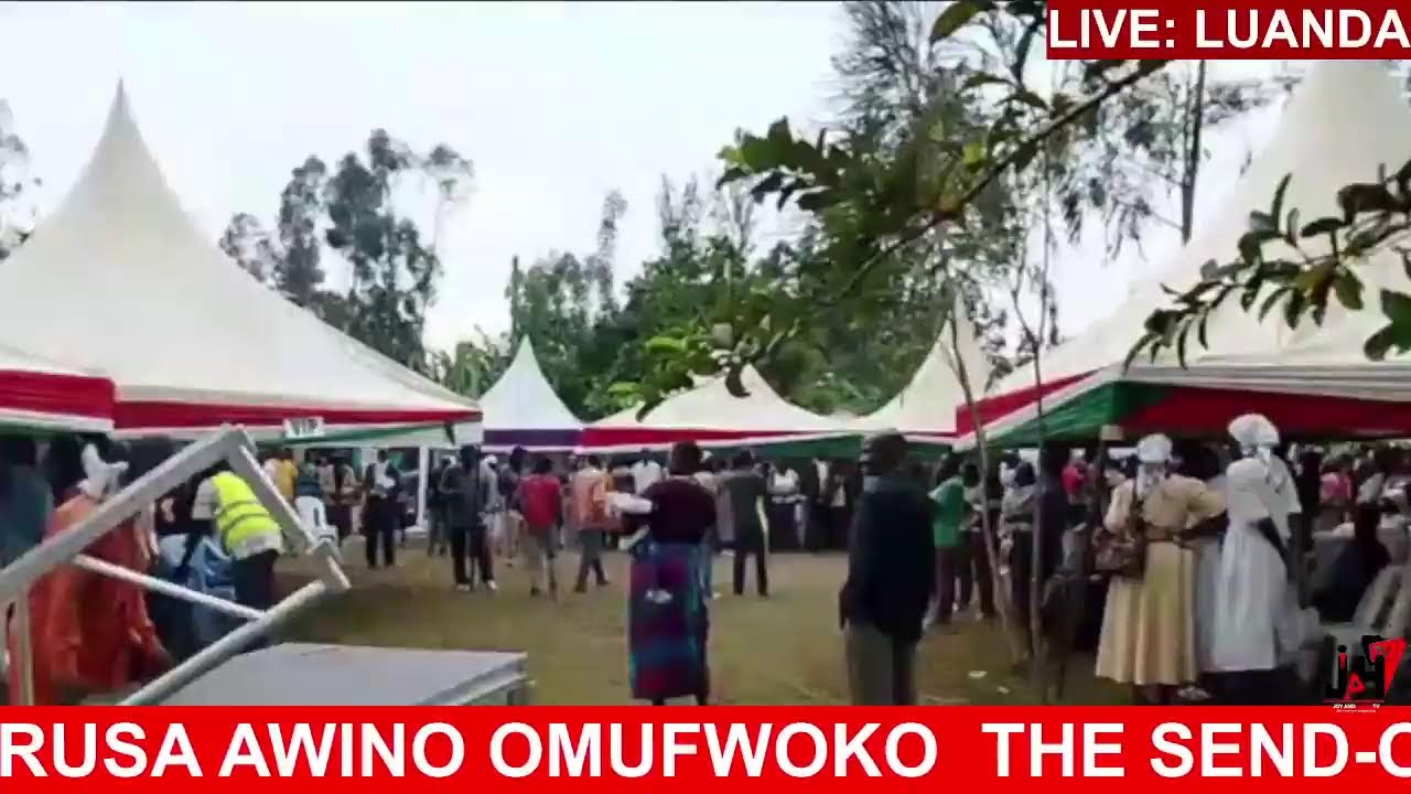 THE SEND-OFF OF KUKHU JERUSA AWINO OMUFWOKO AT LUANDA, EBUSIKHALE
