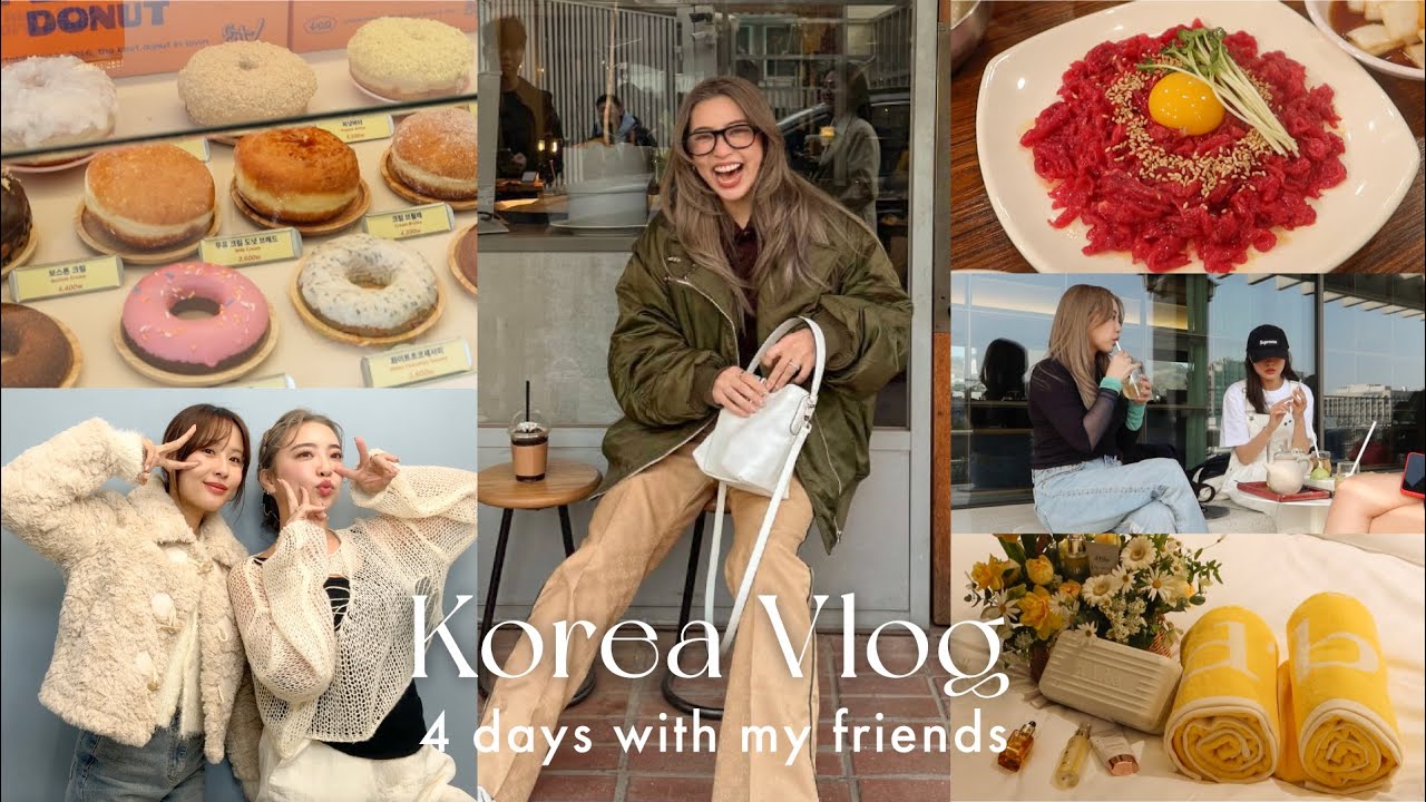 【韓国vlog】5つ星ホテルやスパでの贅沢な時間💆‍♀️💖グルメの新発見も🇰🇷クリニック/ショッピング/プリクラ