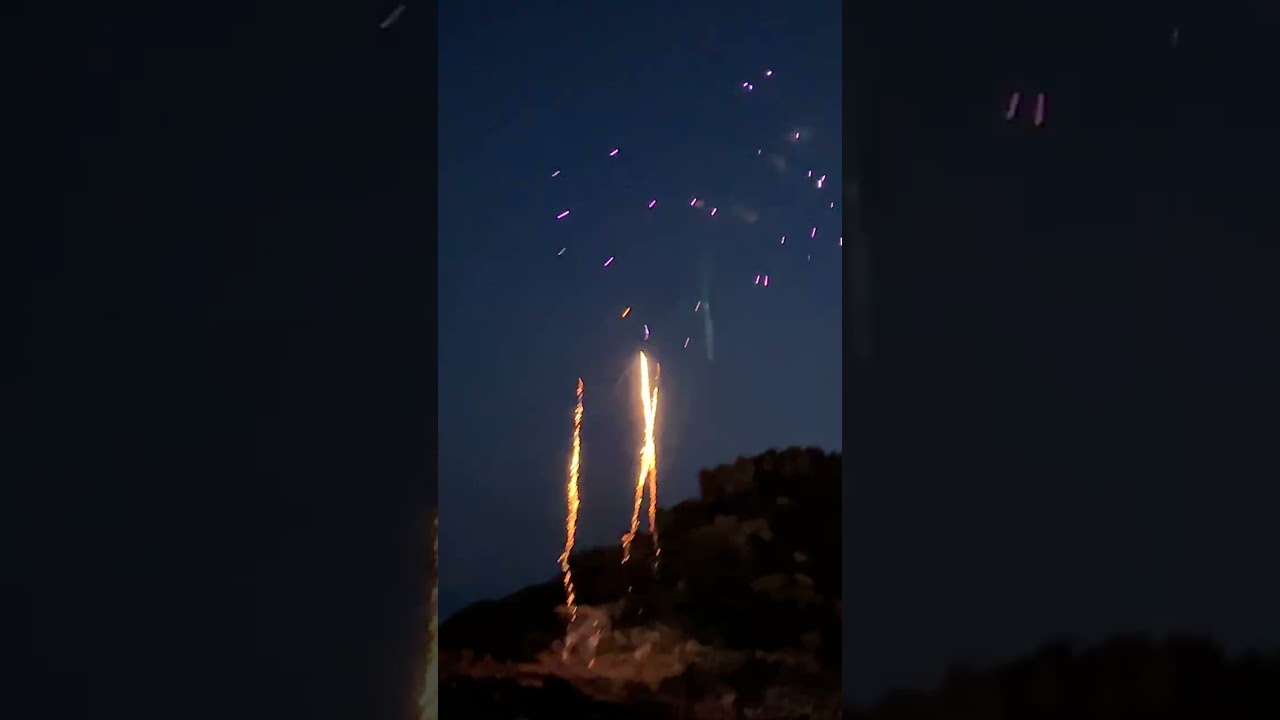 #July 14th fireworks, Brittany France 2025 (national celebration)