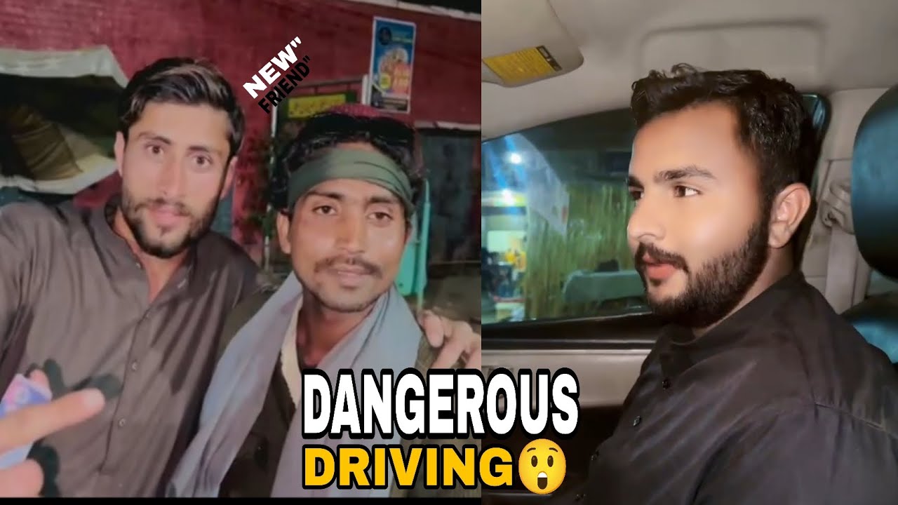DQNGEROUS DRIVE ON ROAD😲ll AKRAM KO NEW FRIEND MIL GAYA🤔