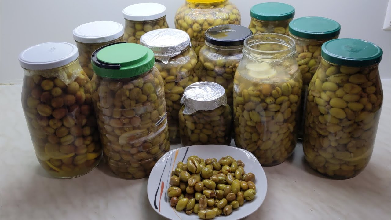 بهار ملح خبز - زيتون مكسر و مجرح بطريقة تقليدية و بدون فزلكة