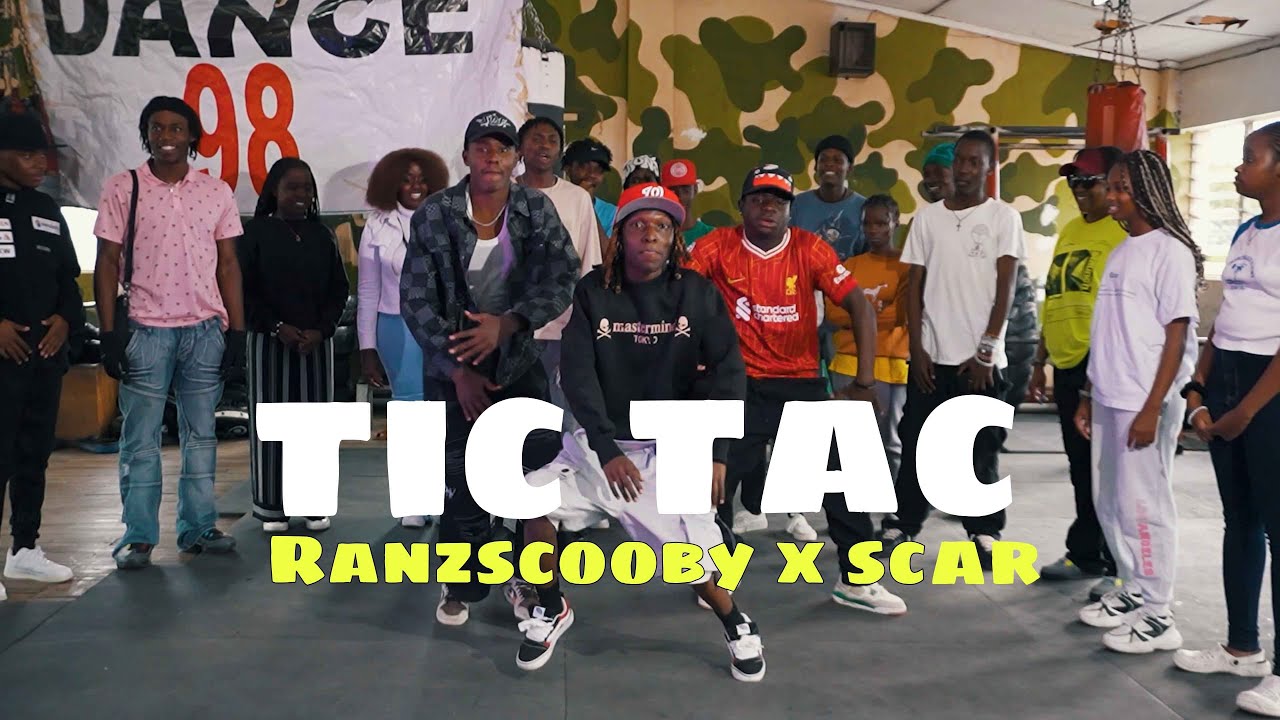 RanzScooby - TIC TAC REMIX ft. Mejja & Scar Mkadinali (Official Dance Video) dance 98