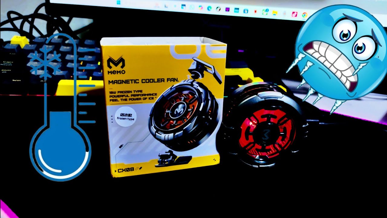 COOLER MEMO CX08 🧊🥶todo lo que debes saber sobre este ENFRIADOR PARA TELEFONOS📱🧊