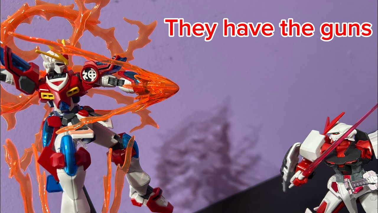 A gold standard of model kits (HG Burning Gundam and HG Red Ashtray Gundam review)