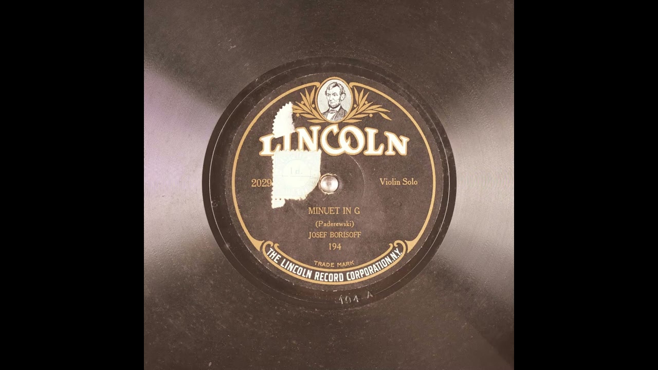 Minuet in G - Josef Borisoff