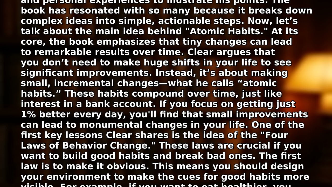 Atomic Habits Summary | BookBytes