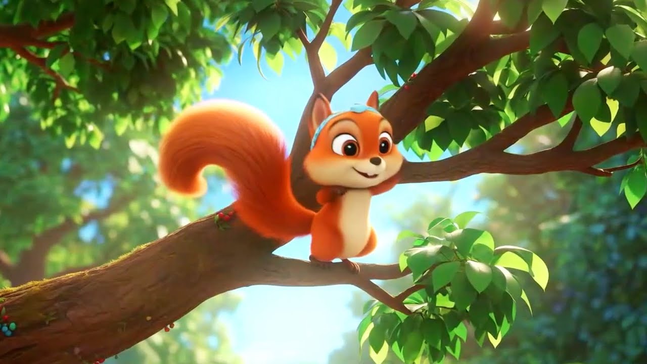 🐿️ WIEWI&Oacute;RKA, wiewi&oacute;rka, daje nurka - piosenka dla dzieci