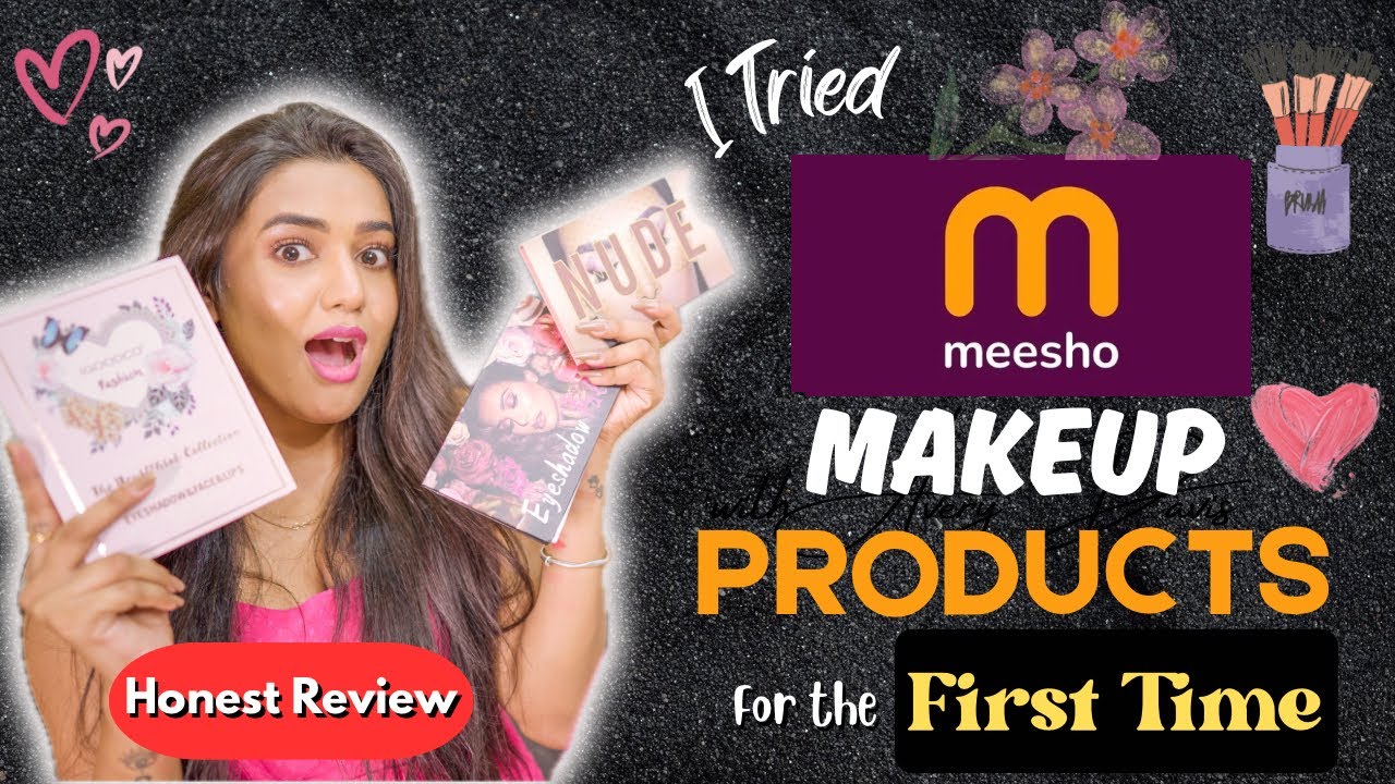 On your high demand MAKEUP PRODUCTS from MEESHO | TRYON | HONEST REVIEW|TRENDING PRODUCTS| GIMAASHI