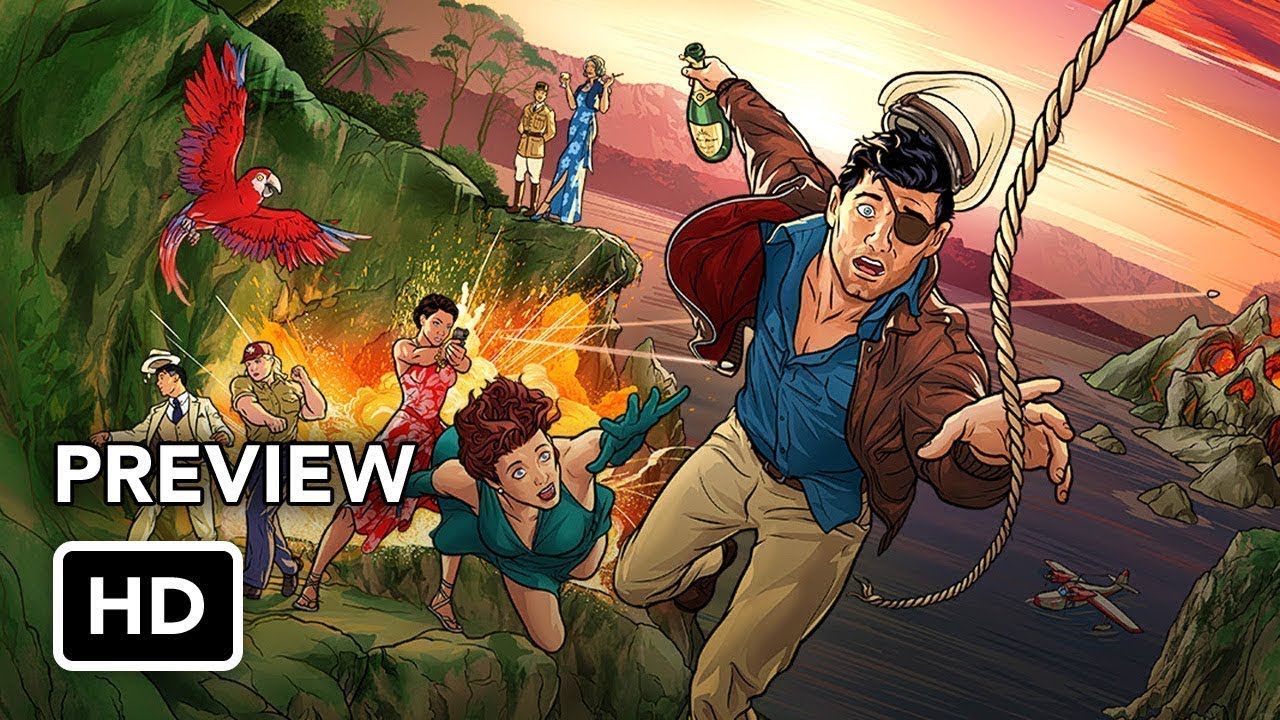 Archer Season 9 First Look Preview (HD) Archer: Danger Island