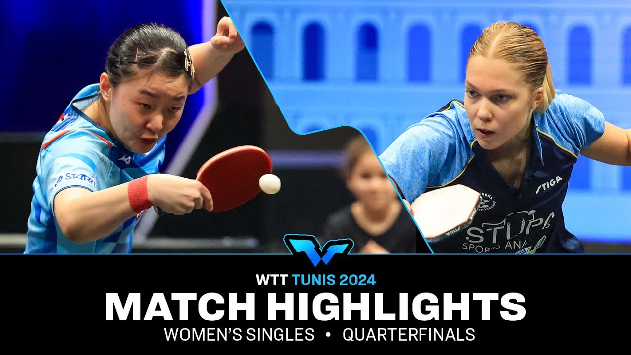 Miwa Harimoto vs Christina Kallberg | WS QF | WTT Contender Tunis 2024