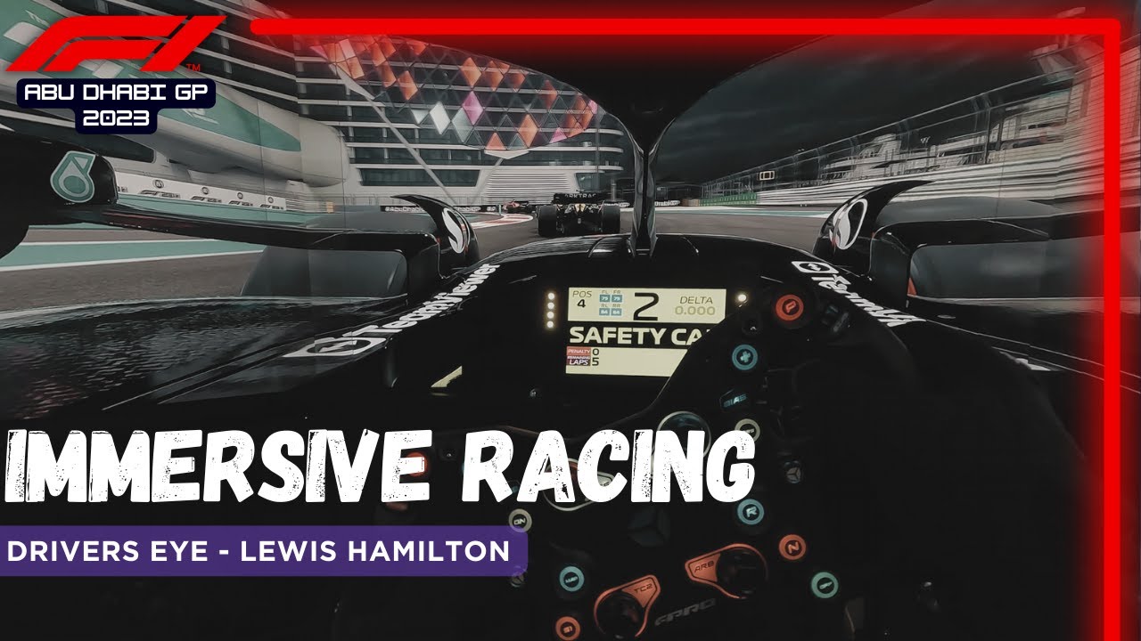 F1 23 ABU DHABI IMMERSIVE RACE | DRIVERS EYE | REALISM | TRIPLE SCREENS | NO HUD