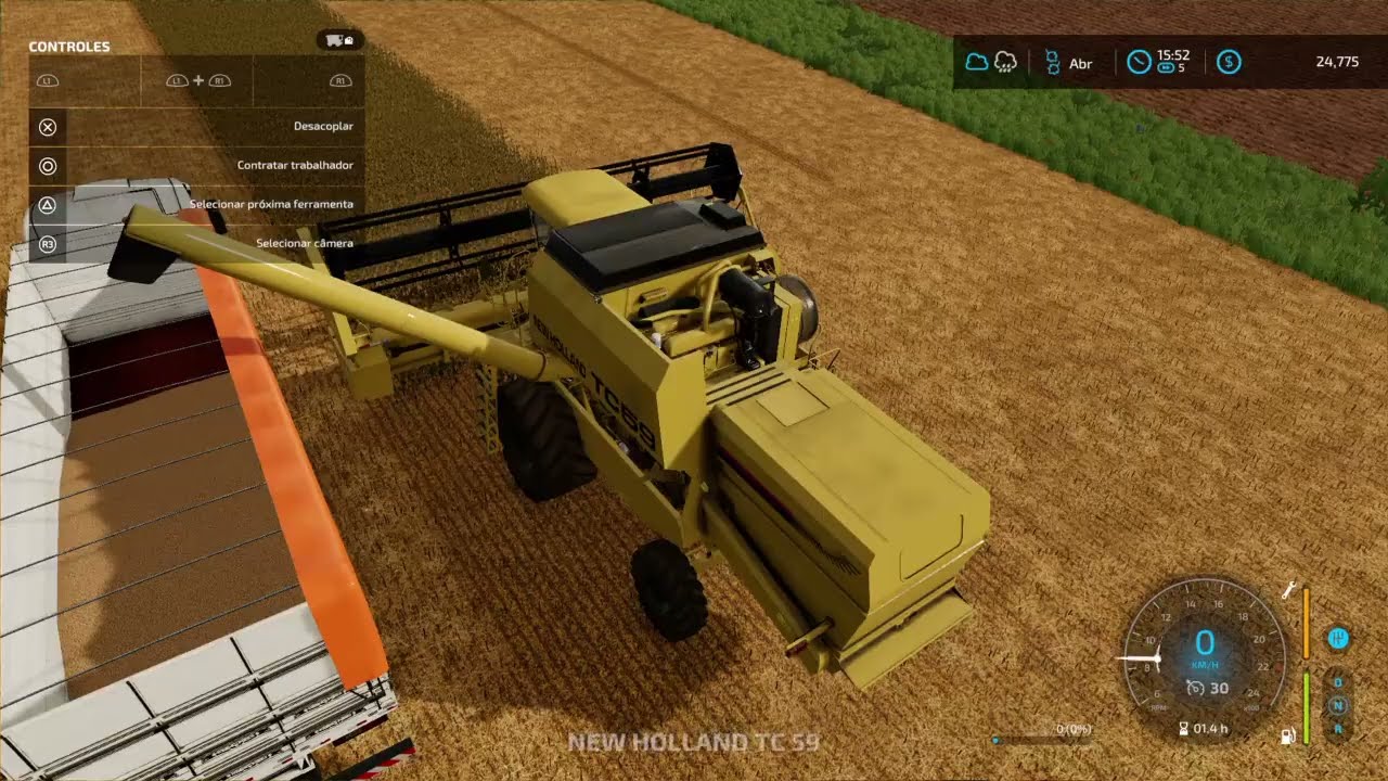 Se escreva no canal  terminei a colheita de soja 